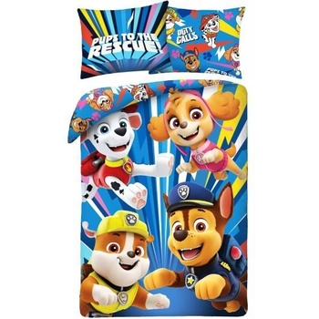 Halantex Пес патрул: Спален комплект, памук - 140 x 200 см (PAW-710BL)