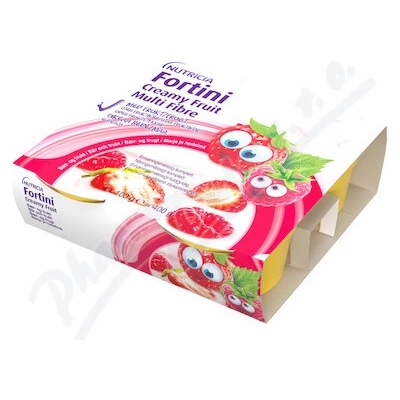 Fortini Creamy Fruit MF červené ovoce 4 x 100 g