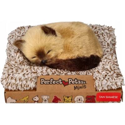 Perfect Petzzz Kočka Siamská Miaučí Plyšová Hračka Malý