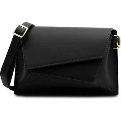 Tuscany Leather kožená crossbody kabelka TL Bag Čierna