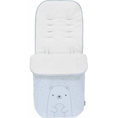KikkaBoo Чувалче за количка KikkaBoo - Polar Bear, Blue (31108040121)