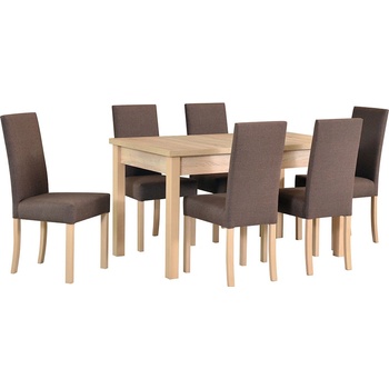 DREWMIX Jedálenský set - stôl MODENA I / stoličky ROMA II