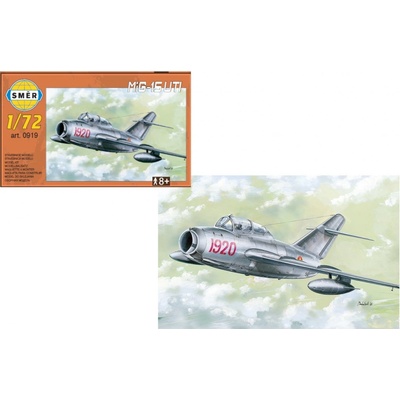 Směr Model MiG-15 UTI 15 x 14 cm v krabici 25x14x5 cm 1:72