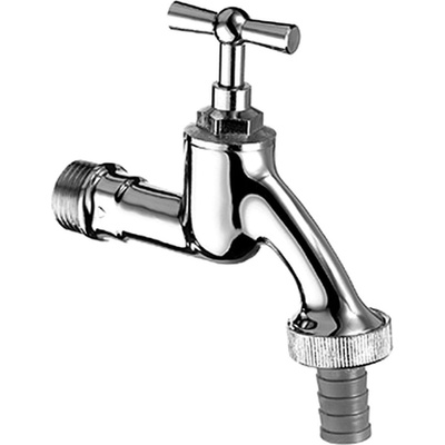 Schell - výtokový ventil 1/2" matný chróm 034050399