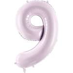 Party Deco Фолиев Балон Цифра, Светло Лилаво, 72 см - 9 (fb230g-9-014)
