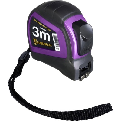 Levenhuk Ролетка Ermenrich Reel SQ30 purple, 3m, двустранна, магнитен връх, самозаключваща се (Reel SQ30 purple)