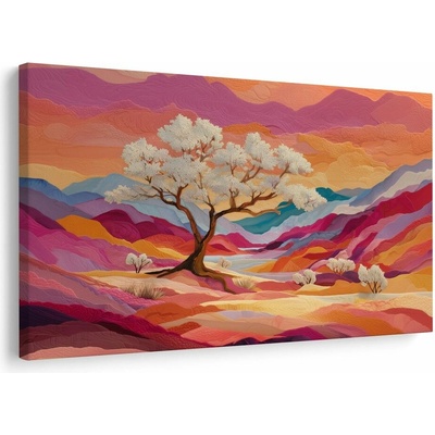 Obraz podzimní krajina a strom života - 60x40