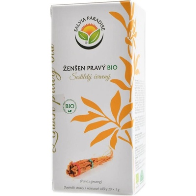SALVIA PARADISE Ženšen Pravý 6letý BIO Čaj 20 x 1 g