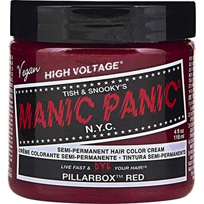 Manic Panic Pillarbox Red Polotmavá barva na vlasy 118 ml