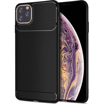 GKK Силиконов Калъф за iPhone 11 Pro Max, Slim Armor Case, Черен (5901011177281)