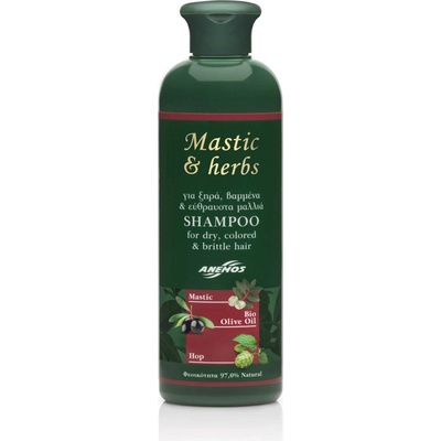 Anemos Chios šampon pro suché – barvené nebo lámavé vlasy s mastichou 300 ml