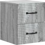 vidaXL Спален шкаф с монтаж на стена Сива сонома 34, 5 x 33 x 40 см (898647)