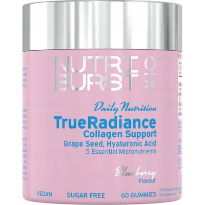 Nutriburst TrueRadiance gumídci s liposomálním vitamínem C 60 ks borůvka