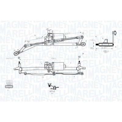 Systém čištění skel MAGNETI MARELLI 064012005011