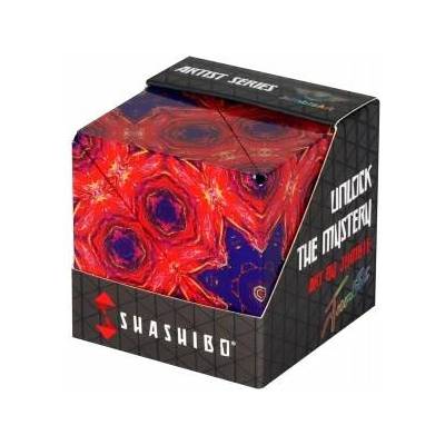 Shashibo Shape Changing Box - Award-winning, patented fidget cube with 36 rare earth magnets - transforms into over 100 shapes (Fire Goddess) - FIMT-SHA31FG