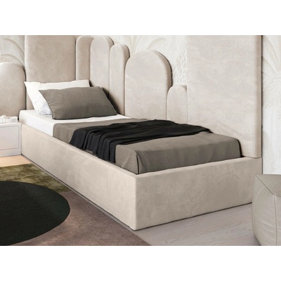 AMI Nábytek Kids Line Box s roštem a úložným prostorem béžová Velvet
