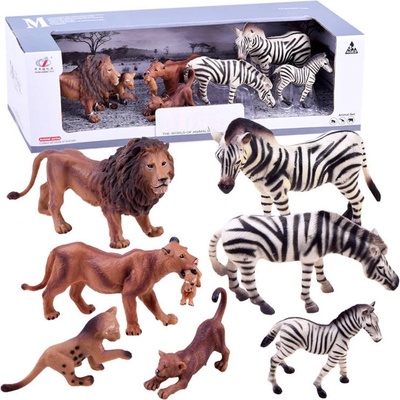 JOKOMISIADA Sada safari figúrok Zebra + lev