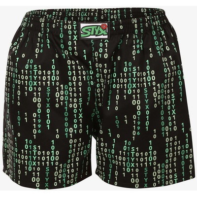 Styx Зелени и черни дамски къси панталони с шарка Styx Код Styx | Cheren | ЖЕНИ | S