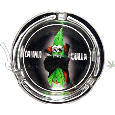 Malý sklenený popolník Canna Heroes Cannacula