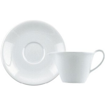 Driade Чаши за кафе The White Snow с чинийки бели 2 бр (DW013L6012002)
