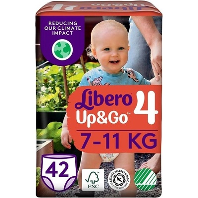 Libero Up&Go 7-11 kg Maxi 4 42 ks