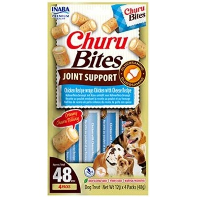 Churu Dog Bites Joint Supp.Chick.wraps Chick&Ches 4 x 12 g