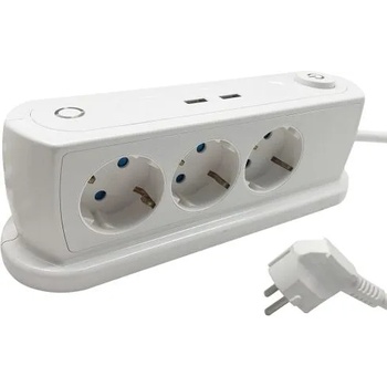 Image 1 of KONEKTO 3 Plug 2 USB Switch KN41093