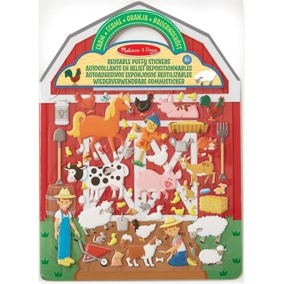 Melissa & Doug Adhezní sešit se samolepkami Farma