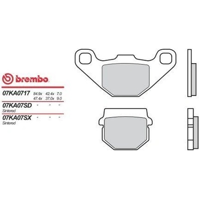 BREMBO brzdové destičky moto 07KA07SX