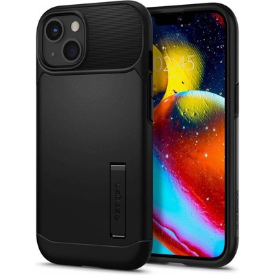 Spigen Slim Armor Case - хибриден кейс с висока степен на защита за iPhone 13 mini (черен)
