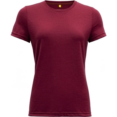 Devold Eika merino 150 tee WMN Beetroot vínová – Zboží Dáma