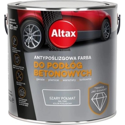 Altax protiskluzová barva na betonové podlahy šedá polomatná 2,5L