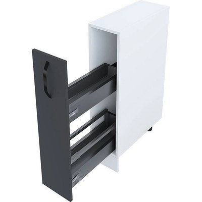 ИРИМ Долен кухненски шкаф Сити БФ-Карбон мат-11-58 20 см