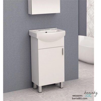 Inter Ceramic Долен стоящ pvc шкаф за баня icp 4535 new