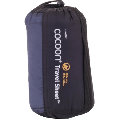 Cocoon Вътрешен чувал Cocoon Silk Cotton Travelsheet Coupler Travel sleeping bag - Tuareg - размер 220 x 83 cm (515-0091-0211)