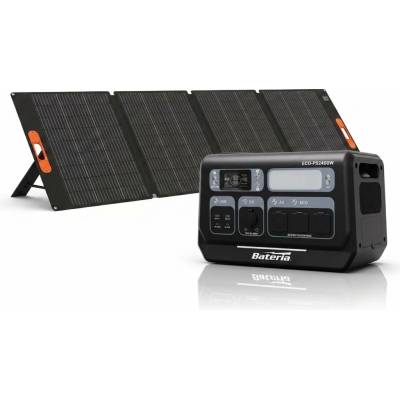 BATERIA solární sestava 200 Wp 2048 Wh 2400 W BAT-HESS-2MG-V2-FVS počet solárních panelů 1
