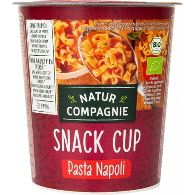 NATUR COMPAGNIE Těstoviny v rajčatové omáčce instantní 59 g bio