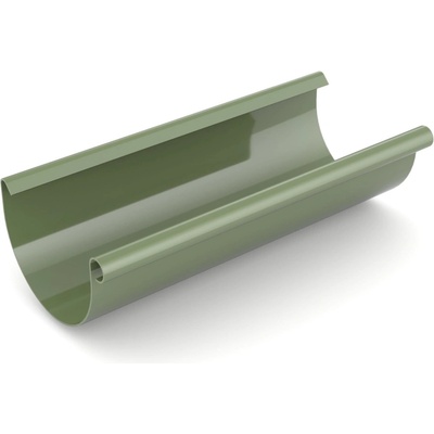 Bryza PVC strešný žľab 125 mm 3 bm zelený
