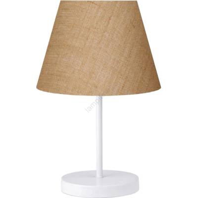 ASIR GROUP Настолна лампа AYD 1xE27/40W/230V кафява/бяла (AS2854)