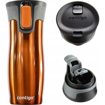 Contigo West Loop Termohrnček 2.0 tangerine 470 ml