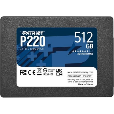 Patriot P220 2.5 512GB SATA3 (P220S512G25)