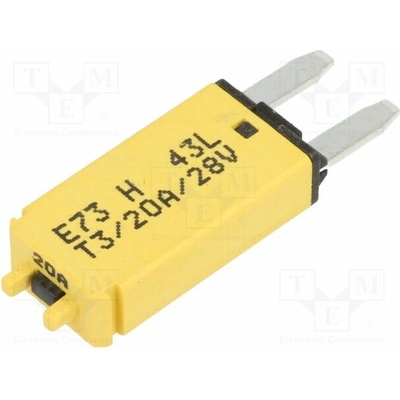 GLOSO E73-20H-8-01 Pojistka: resetovatelná; automobilová; 20A; 28VDC