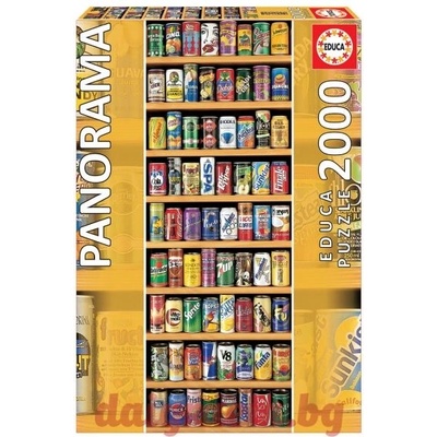 Educa Пъзел EDUCA 11053 - 2000 части - Кенчета "Panorama (EDU11053)