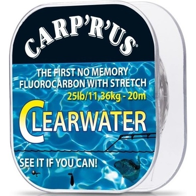 Carp ´R´ Us Návazcový fluorocarbon Clearwater 20m 15lb