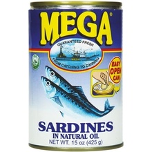 Mega sardinky v sójovém oleji 425 g