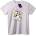 NOONEBRAND Тениска NK с лого зайче - 2XL, White
