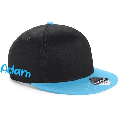 Malfini detská šiltovka s vlastným menom SNAPBACK čierno modrá
