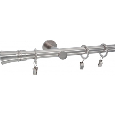 KovovégarnýžeCZ Spilda modern 19 mm Jednořadá Bez kroužků nerez 360 cm