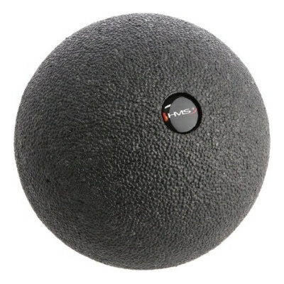HMS Masážní míč BLM01 Lacrosse Ball, 12 cm, černý