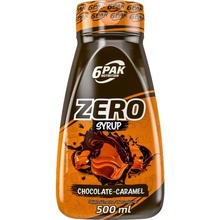 6Pak Nutrition Zero Syrup 500 ml vanilka